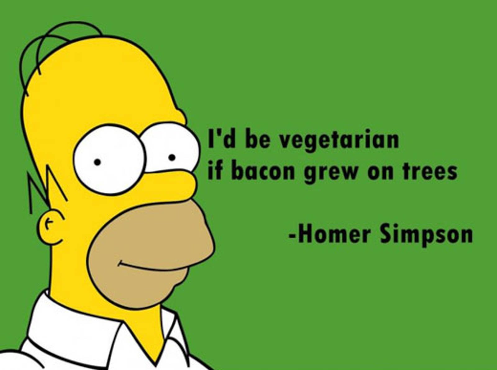 Homer Simpson bacon quote